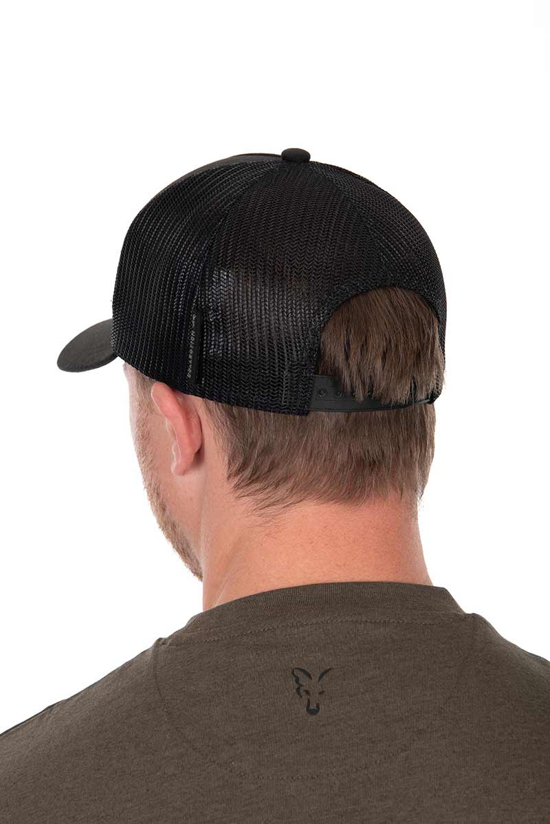 Gorra Fox Trucker Negru-portocaliu