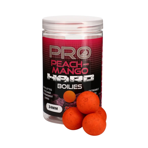 Hard Boilies Starbaits Probiotic Peach Mâner 24 mm