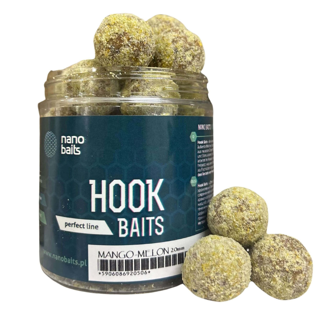 Hard Hook Baits Nano Baits Mâner melon 18 mm