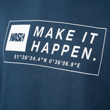 Jersey Nash Make It Happen Coordinates Albastru marin
