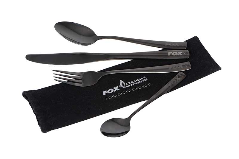 Set tacâmuri Fox} CookWare} oțel inoxidabil negru