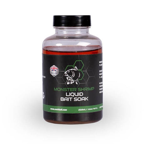 Líquido Bait Soak Nash Monster Shrimp - Tienda Carpfishing