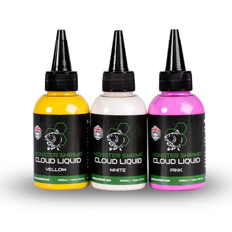 Líquido Nash Monster Shrimp Cloud Rosa 100 ml - Tienda Carpfishing