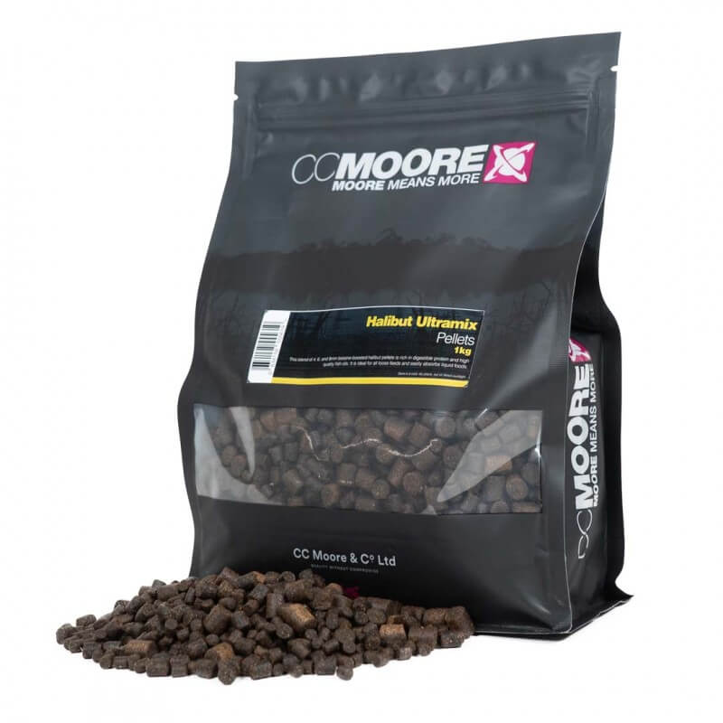 Amestec Pellets Ccmoore Ultramix Hallibut 8 mm