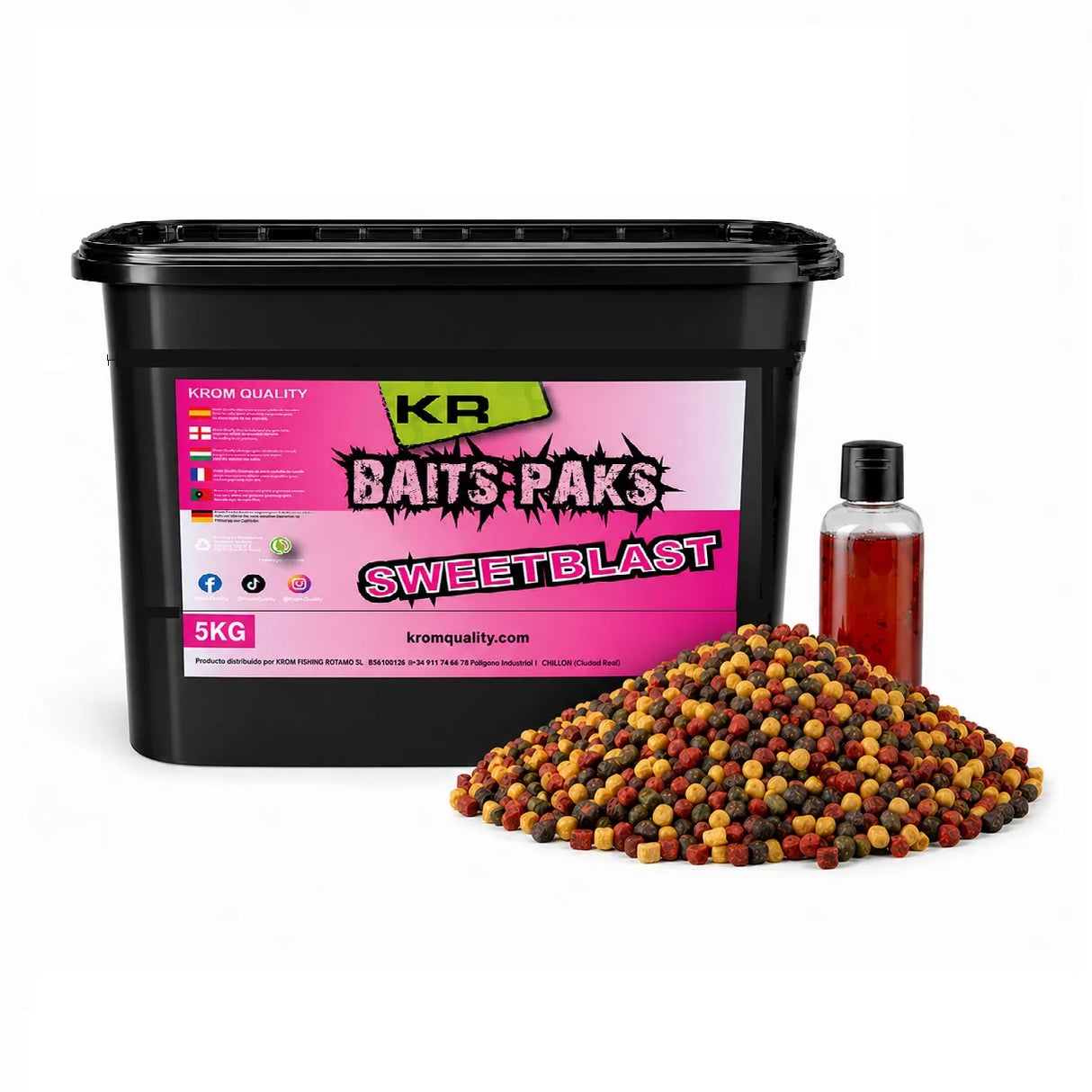 amestecă Pellets Krom Quality Baits Pachete Sweet Blast 5KG