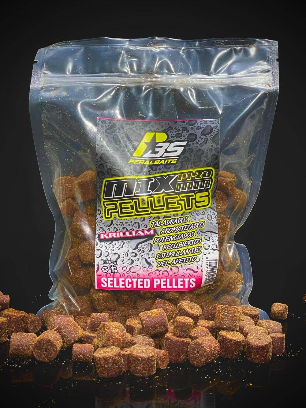 Amestec Pellets Peralbaits Krilliam 14-20 mm