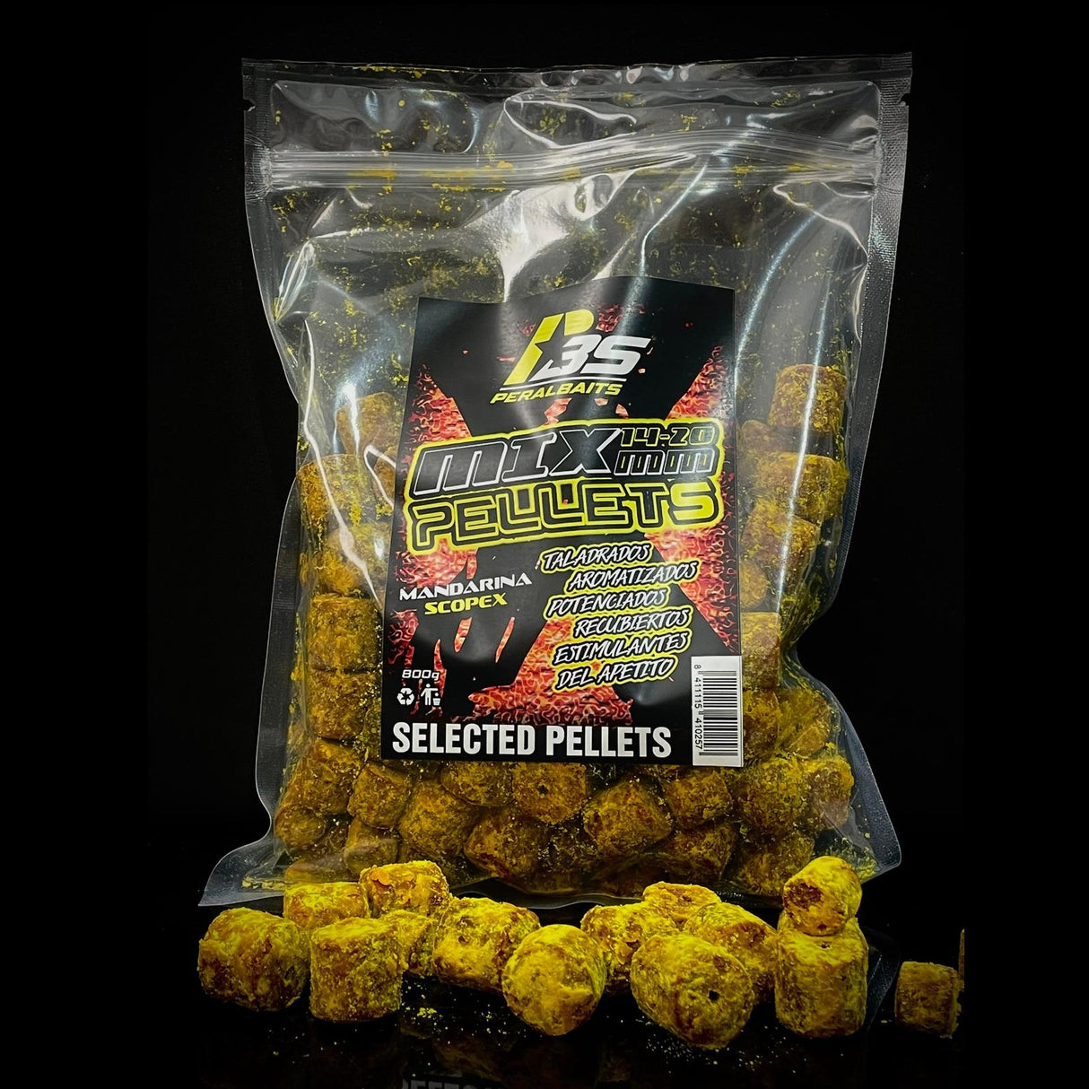 Se amestecă Pellets Peralbaits Mandarin Scopex 14-20 mm