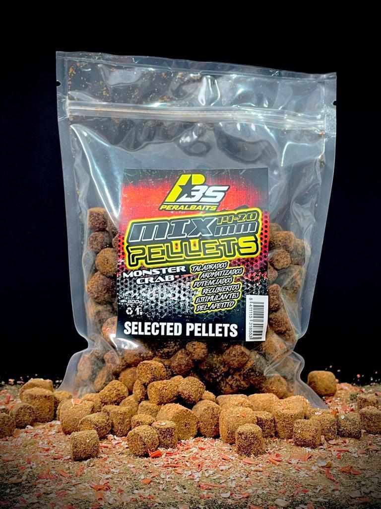 Amestec Pellets Peralbaits Monster Crab 14-20 mm