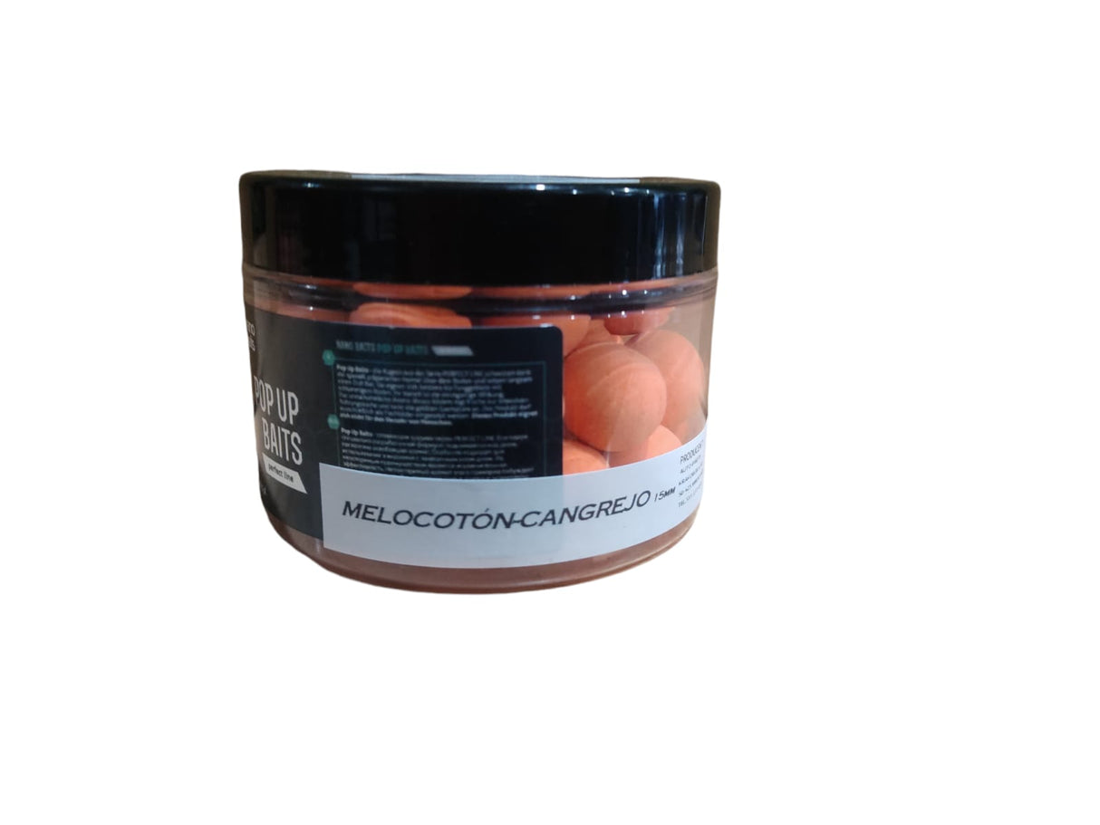 Pop Ups Nano Baits Peach Crab portocaliu 15 mm