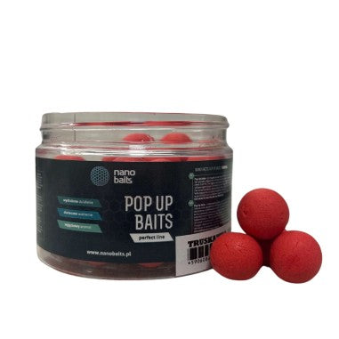 Pop Ups Nano Baits Vierme de sânge roșu 15 mm