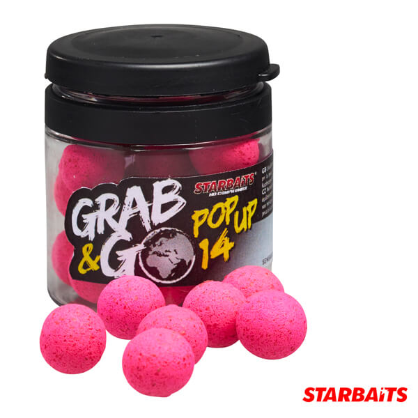 Pop Ups Starbaits Grab Du-te Strawberry Jam 14 mm