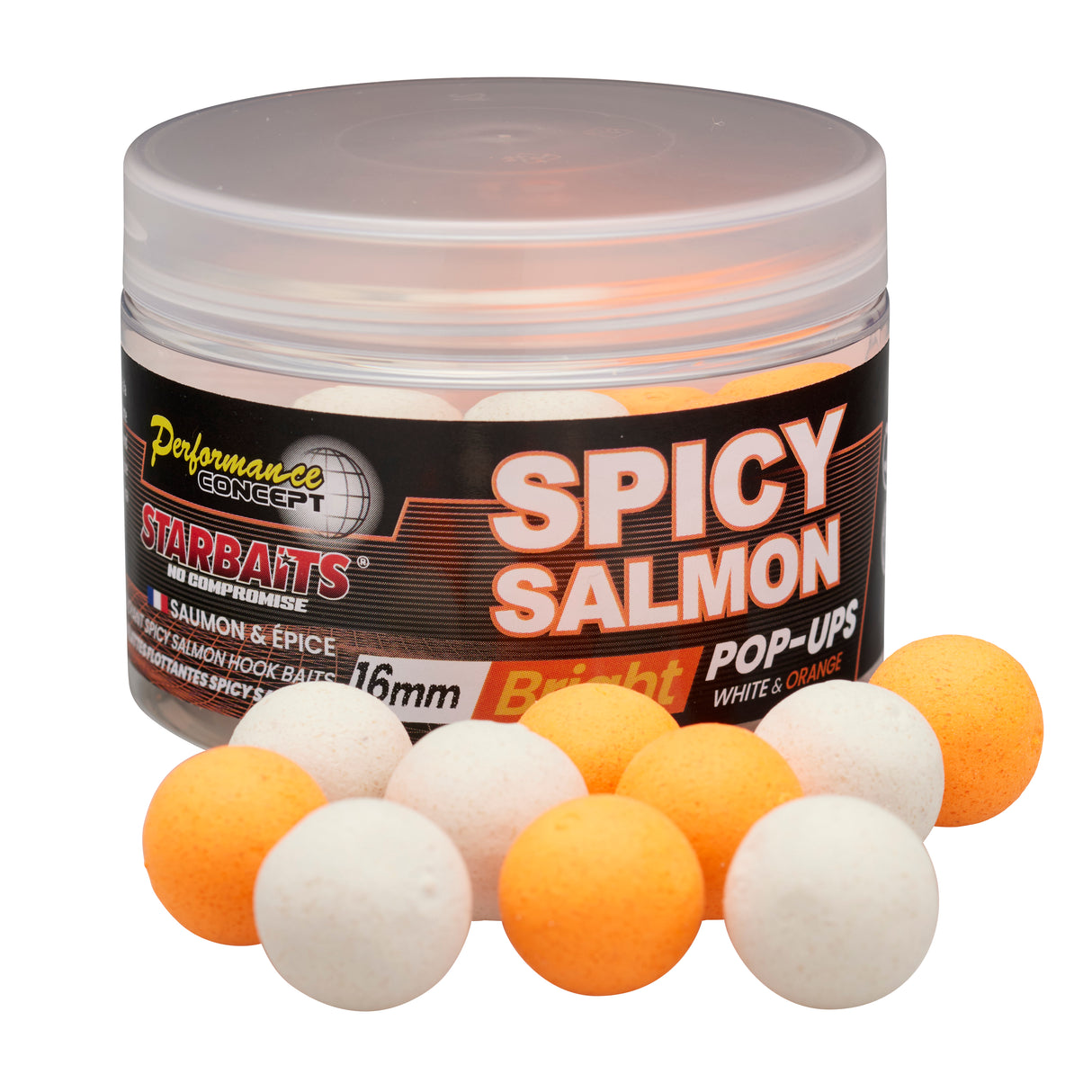 Pop ups Starbaits PC Spicy Salmon Luminoase 16 mm