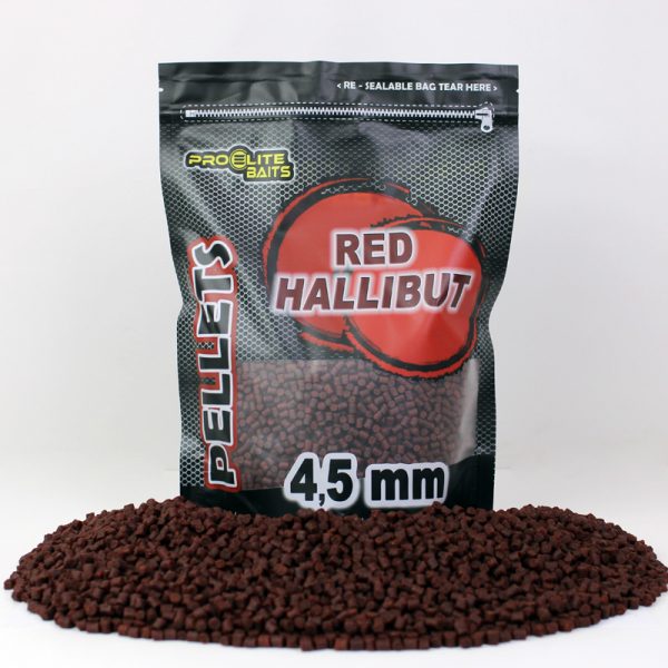 Pelete Pro Elite Baits Red Hallibut