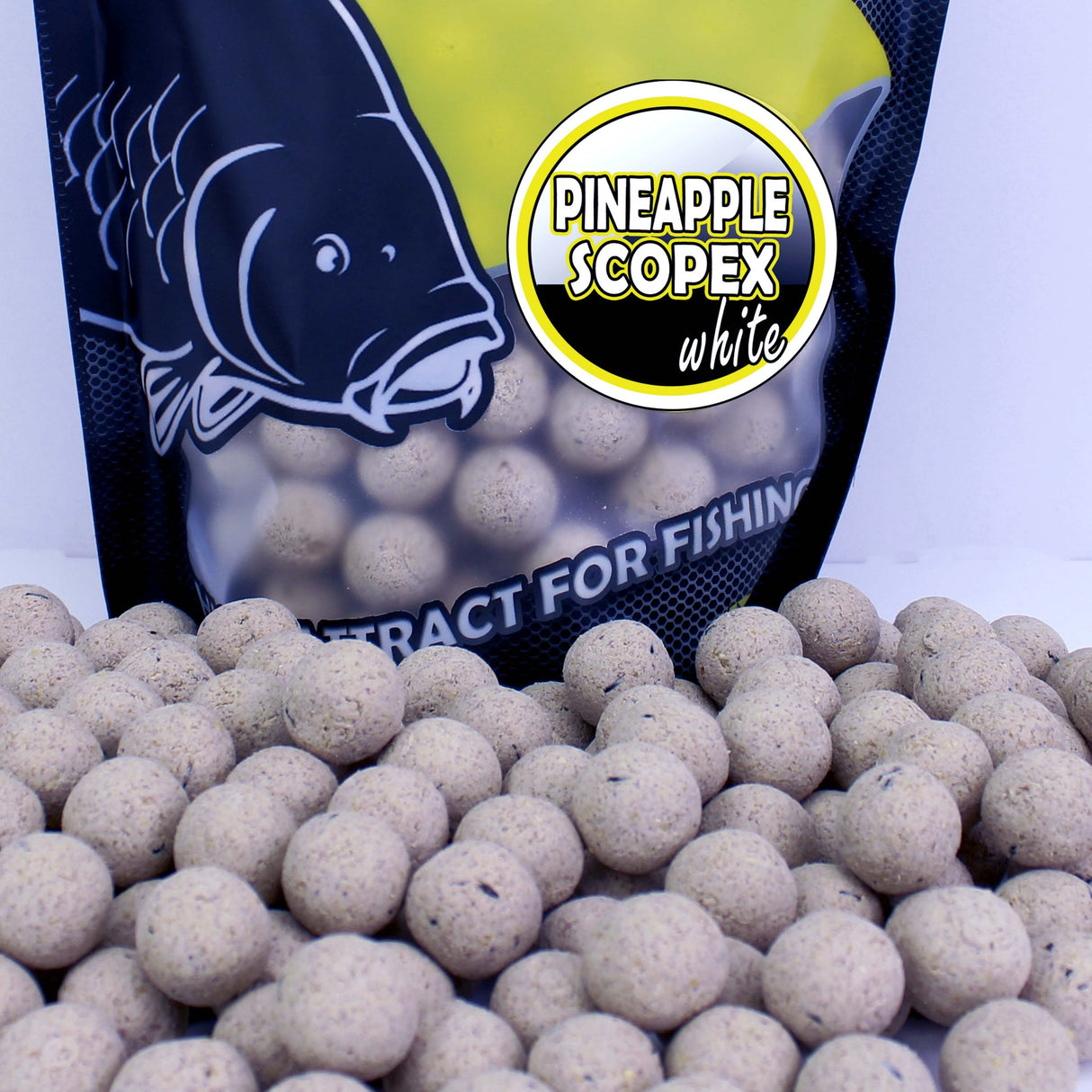 Session Pack Pro Elite Baits Pineapple Scopex Alb
