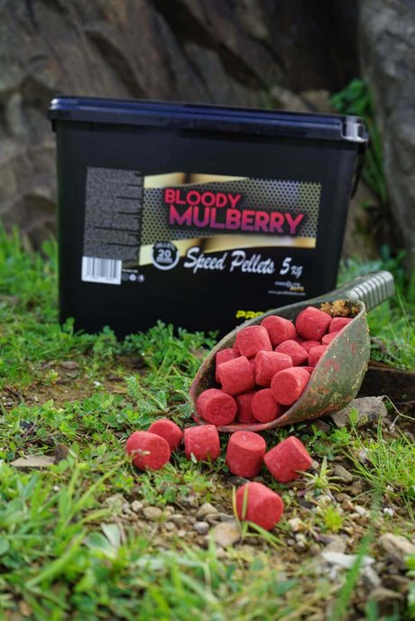 Viteză Pellets Pro Elite Baits Gold Bloody Mulberry 20 mm 5 Kg
