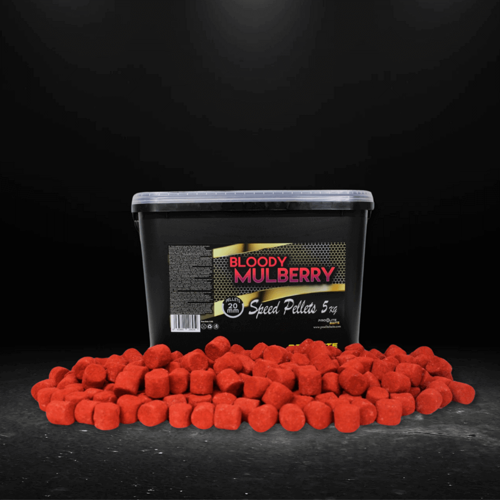 Viteză Pellets Pro Elite Baits Gold Bloody Mulberry 20 mm 5 Kg