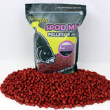 Pellets Spod Mix Pro Elite Baits Banană Strawberry 8 mm