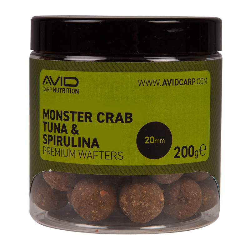 Wafters Avid Carp Premium Monster Crab Ton și spirulină 20 mm