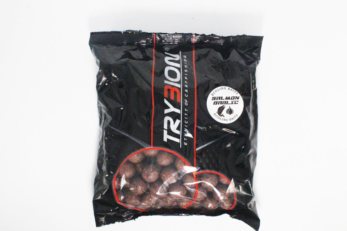 Boilies Trybion somon Garlic 1 kg-20 mm