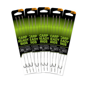 Anzuelos montados Fox Ready Rigs Wide Gape X3 - Tienda Carpfishing