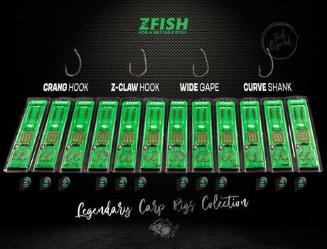 Anzuelos montados Zfish Crang - Tienda Carpfishing