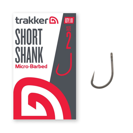 Anzuelos Trakker Short Shank Hooks (Micro Barbed) - Tienda Carpfishing