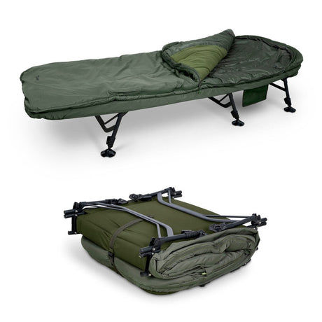 Bed Chair con saco de dormir Sonik Bank-Tek 5 estaciones Wide - Tienda Carpfishing