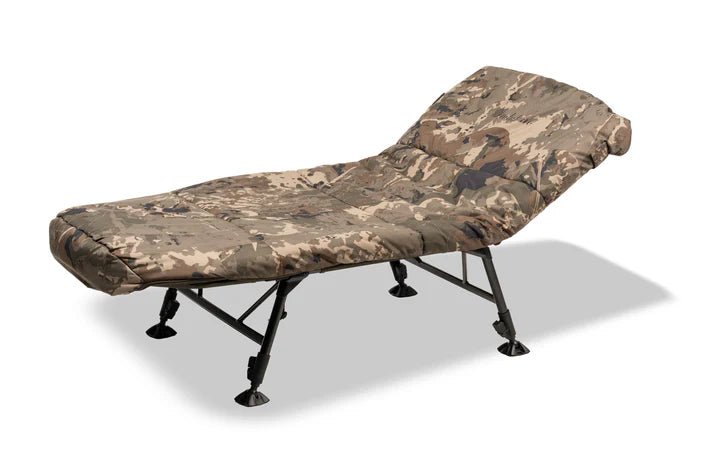 Bed Chair Nash Indulgence 4 Junior Sleep System Camo - Tienda Carpfishing