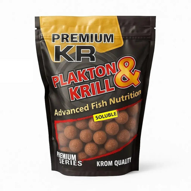 Boilies Solubles Krom Quality Plakton & Krill 20 mm 800G - Tienda Carpfishing