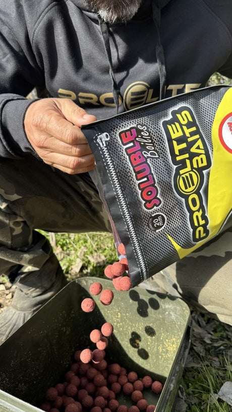 Boilies Solubles Pro Elite Baits Bloody Mulberry 20 mm 3,5 Kg - Tienda Carpfishing