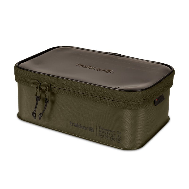 Bolso de accesorios Trakker Downpour T1 Modbloc M Verde - Tienda Carpfishing