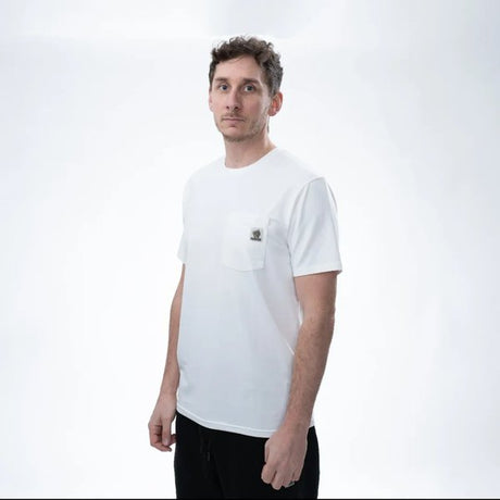 Camiseta Nash Make It Happen con bolsillo Blanca - Tienda Carpfishing