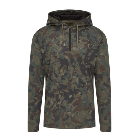 Camiseta técnica con capucha UV Trakker Techpro Camo - Tienda Carpfishing
