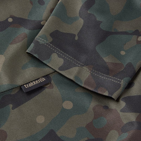 Camiseta técnica con capucha UV Trakker Techpro Camo - Tienda Carpfishing