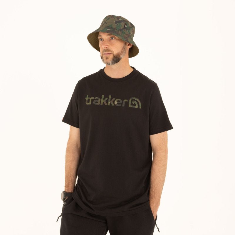 Camiseta Trakker CR Logo negra - Tienda Carpfishing