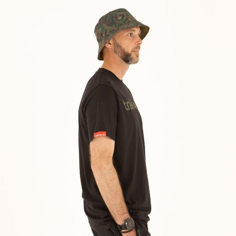 Camiseta Trakker CR Logo negra - Tienda Carpfishing