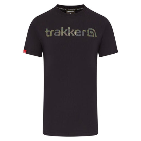 Camiseta Trakker CR Logo negra - Tienda Carpfishing