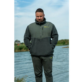 Chaqueta Ridge Monkey APEarel ThermaPro Sherpa Fleece Verde - Tienda Carpfishing