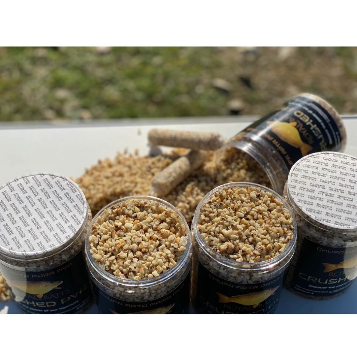 Chufa Crushed Royal Baits Melocotón - Piña - Tienda Carpfishing