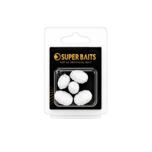 Chufas Pop Up Superbaits Blanco - Tienda Carpfishing
