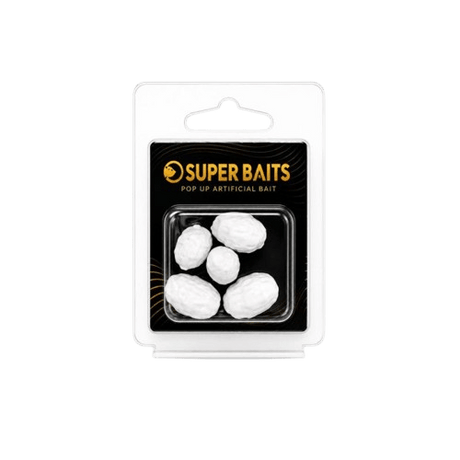 Chufas Pop Up Superbaits Blanco - Tienda Carpfishing