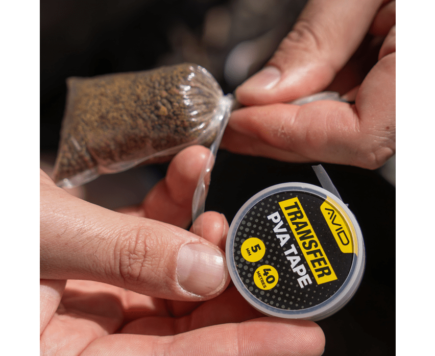 Cinta de PVA Avid Carp 5 mm / 40 m - Tienda Carpfishing