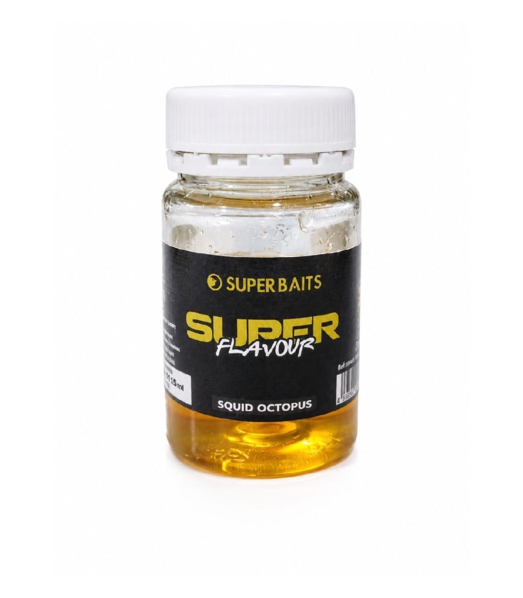 Concentrado Superbaits Super Flavour Squid Octopus 50 ml - Tienda Carpfishing