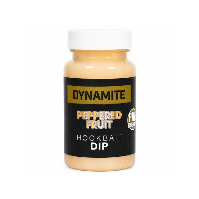 Dip Dynamite Baits Peppered Fruit 100 ml - Tienda Carpfishing