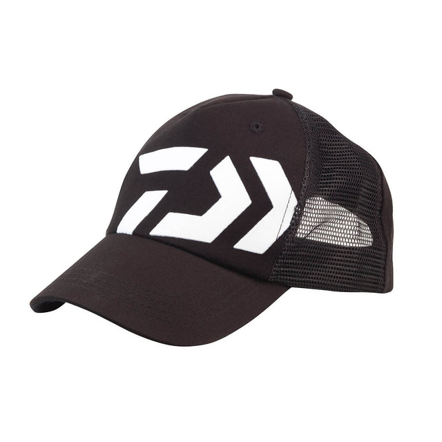 Gorra Daiwa Trucker Negra/Blanca - Tienda Carpfishing