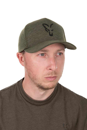 Gorra Fox Baseball Verde - Negra - Tienda Carpfishing