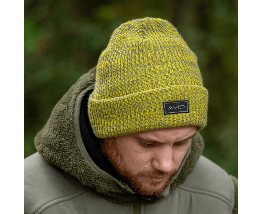 Gorro Avid Carp Marl Amarillo - Tienda Carpfishing