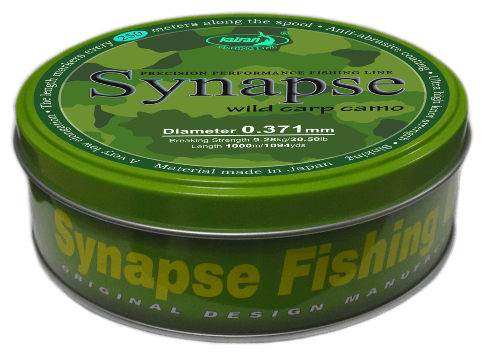 Hilo Katran Synapse Wild Carp Camo 0,37 mm 1000 m - Tienda Carpfishing