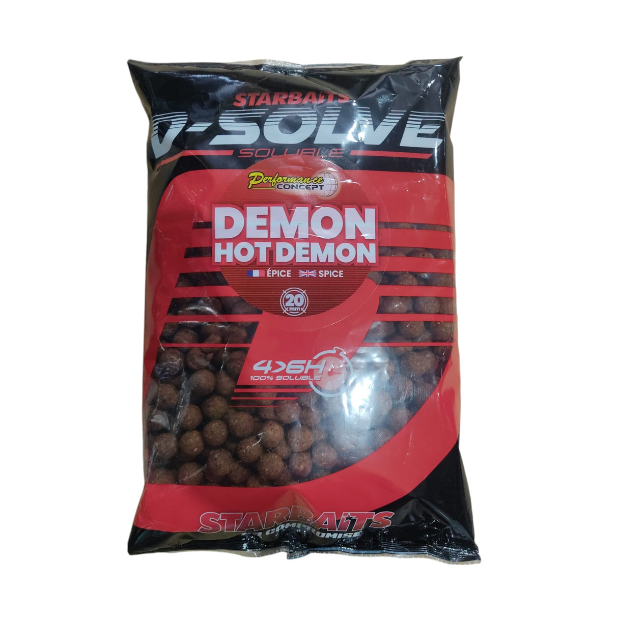 Boilies Starbaits Solubile Hot Demon 20 mm 2,5 kg