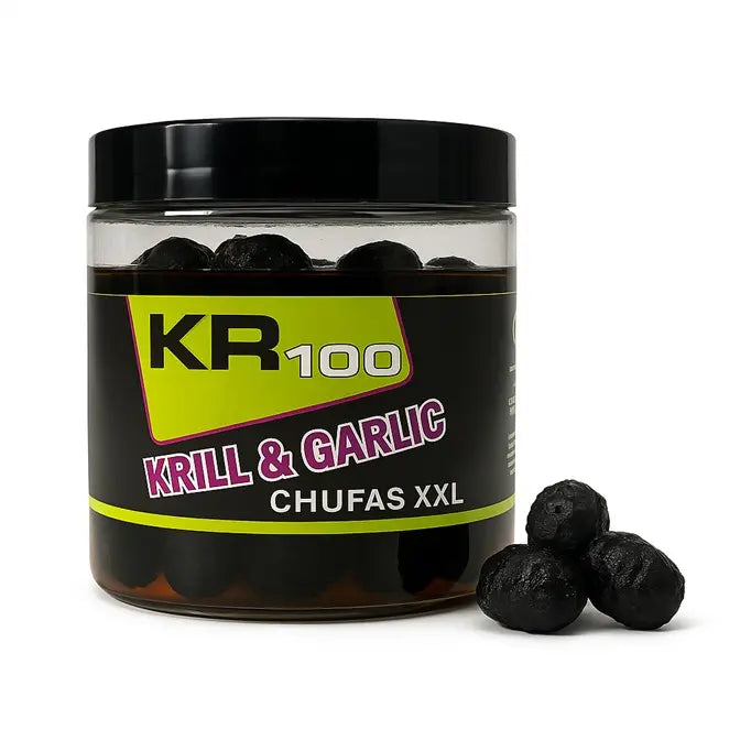 Nuci tigru Krom Quality KR100 Krill XXL negru și Garlic 200 ml